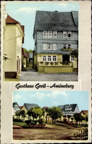 Ak Amöneburg in Hessen, Gasthaus Greib