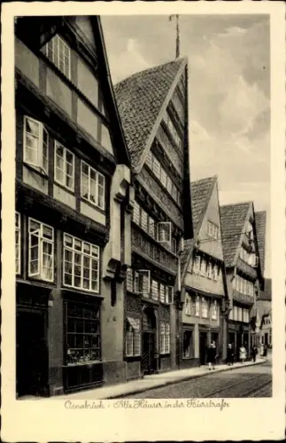 Ak Osnabrück in Niedersachsen,  alte Häuser, Feierstrafse,  Architektur