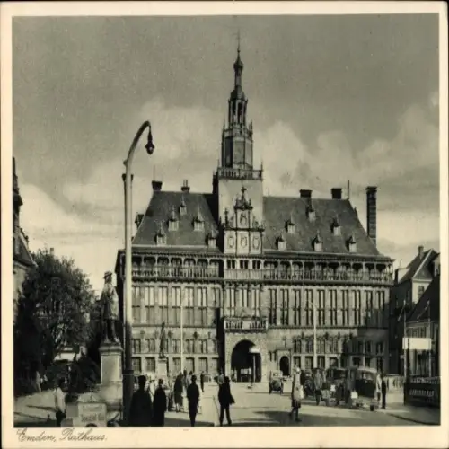 Ak Emden in Ostfriesland, Rathaus