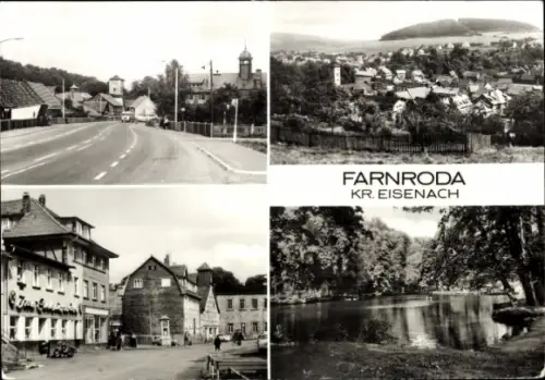 Ak Farnroda in Thüringen, Verschiedene Ansichten von  Landschaft, Gebäude