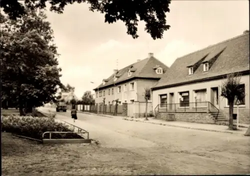 Ak Schafstädt Bad Lauchstädt Sachsen Anhalt, Bahnhofstraße