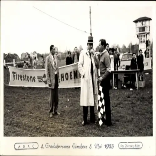 Ak Elmshorn in Holstein, Grasbahnrennen 1955