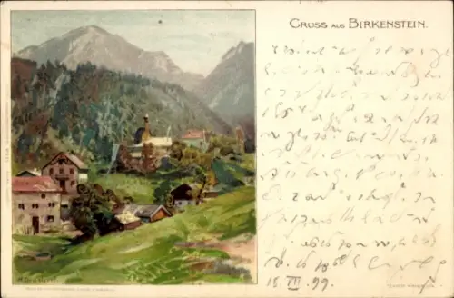 Künstler Litho Deuchert, Birkenstein Fischbachau Leitzach Oberbayern, Ort
