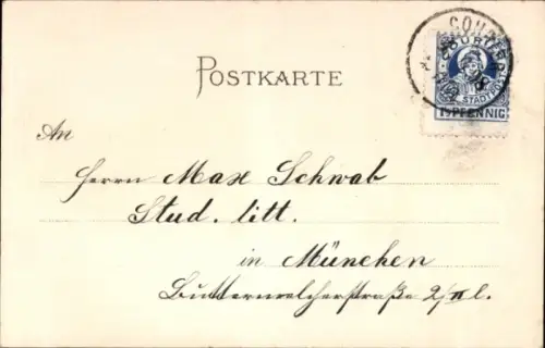 Litho Thalkirchen München, Kirche, Maria Einsiedel