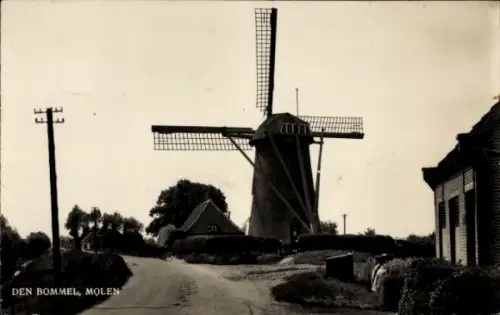 Ak De Bommel Zuid-Holland, Molen