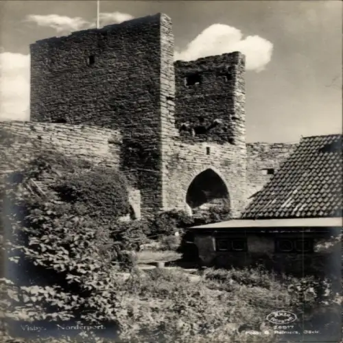 Ak Visby Wisby Schweden, Stadttor