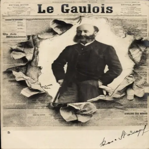 Zeitungs Ak Le Gaulois, Dreyfus Affäre, Männerportrait