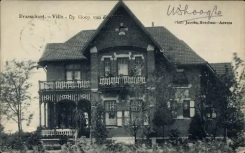 Ak Brasschaet Polygone Brasschaat Flandern Antwerpen, Villa Op Hoop van Zeen, Fotografie, Jacobs,