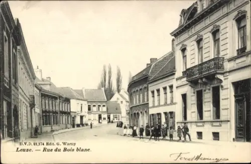 CPA Leuze Wallonie Hainaut, Rue du Bois blane