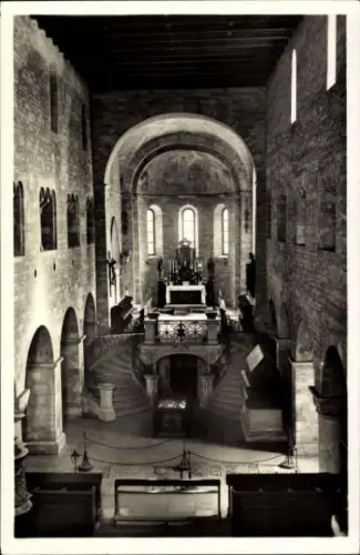 Ak Praha Prag, Kostel Sv. Jiri, Georgskirche, Innenansicht