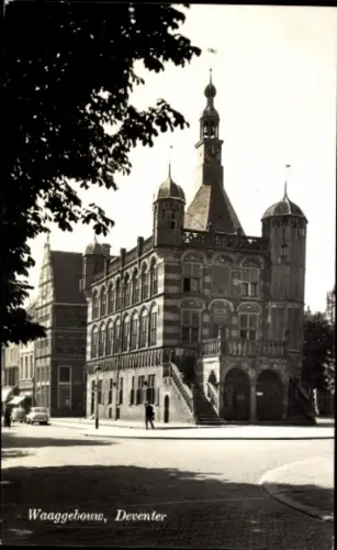 Ak Deventer Overijssel Niederlande, Blick auf das Wiegehaus