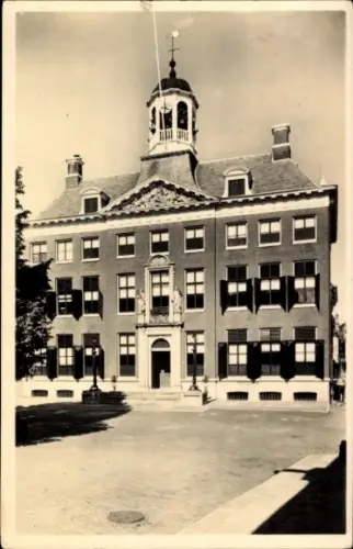 Ak Leeuwarden Friesland Niederlande, Stadhuis, 18e eeuw