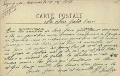 CPA Ligny-en-Barrois-Meuse, Rue de Neufchâteau