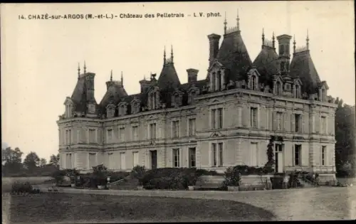 Ak Chaze sur Argos Maine et Loire, Chateau des Pelletrais