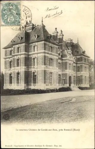 Ak Condé sur Iton Eure, Le nouveau Chateau