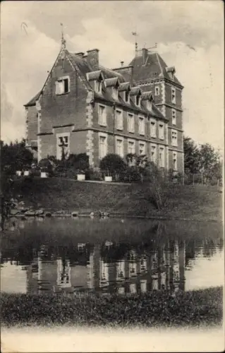 Ak Alexain Montgiroux Mayenne, Les Rochers