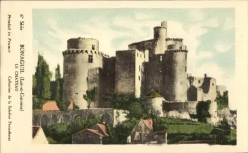 Ak Saint Front sur Lémance Lot-et-Garonne, Schloss Bonaguil