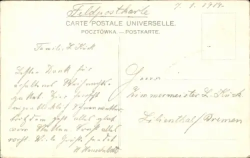Passepartout Ak Sibirischer Soldat mit Kind, Portrait