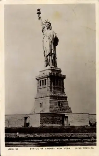 Ak New York City USA, Statue of Liberty, Die Freiheitsstatue