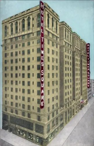 Ak New York, View of the Hotel Times Square
