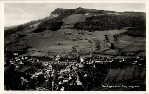 Ak Binningen Hilzingen im Hegau, Fliegeraufnahme