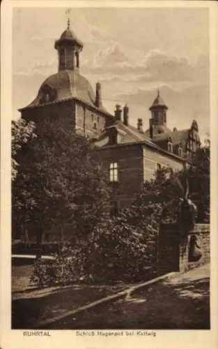 Ak Kettwig Essen im Ruhrgebiet, Schloss Hugenpoet