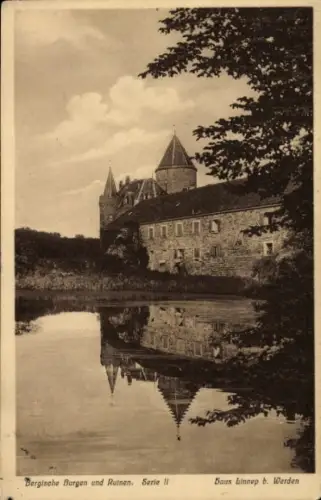 Ak Breitscheid Ratingen, Schloss Linnep