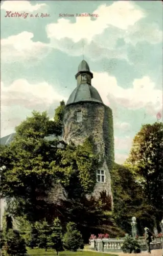 Ak Ratingen Nordrhein Westfalen, Schloss Landsberg bei Kettwig