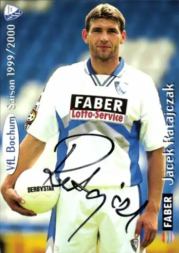 Autogrammkarte Fußballer Jacek Ratajczak, VfL Bochum, Autogramm