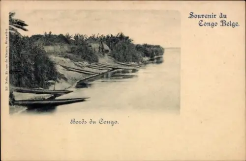 CPA Congo Belge RD Congo Zaïre, Bords du Congo
