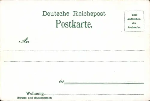 Passepartout Litho Potsdam, Jungfernsee, Segelboote
