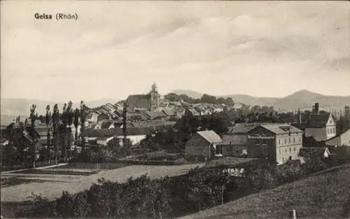 Ak Geisa in der Rhön Thüringen, Gesamtansicht, Brauerei Kammandel