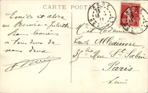 CPA Matelot et Agathoise, Costumes