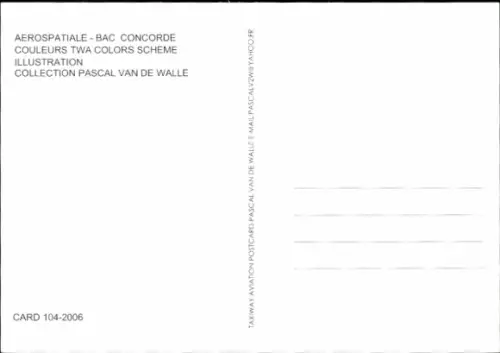 Ak Flugzeug, Concorde, TWA