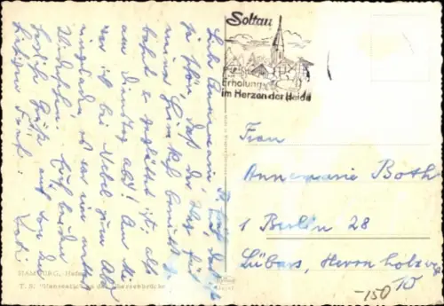 Ak Dampfschiff TS Hanseatic, Deutsche Atlantic Line, Überseebrücke bei Nacht