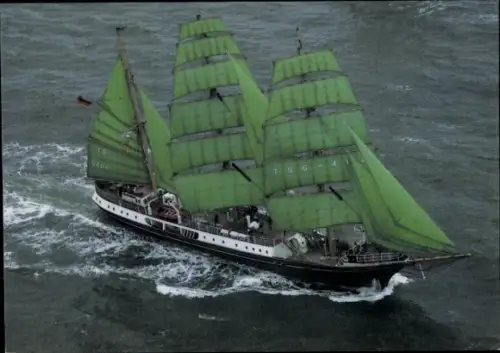Ak Deutsche Bark Alexander von Humboldt, Segelschulschiff