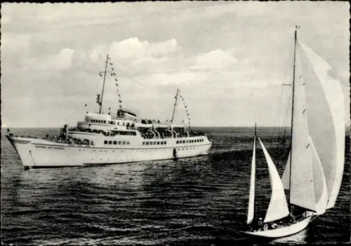 Ak Nordseeinsel Helgoland, Wappen von Hamburg