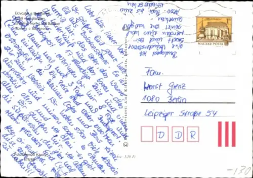 Ak Segelboote auf dem Balaton