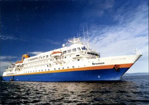 Ak Dampfer MS Bremen, Schweizer Reederei Scylla