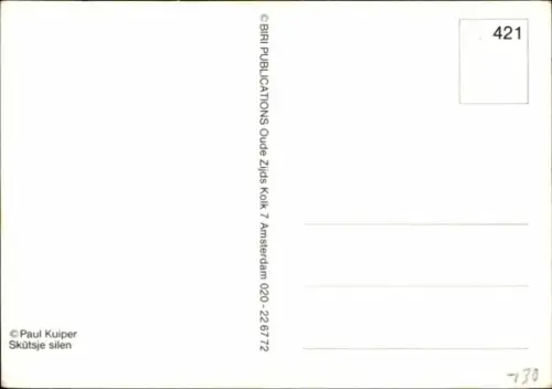 Ak Skûtsje silen, Segeln