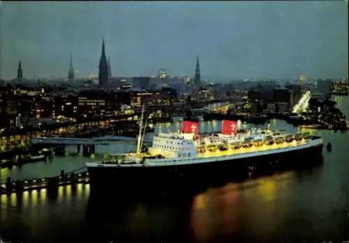 Ak Passagier-Schnelldampfer Hanseatic, Hamburg Atlantic Linie