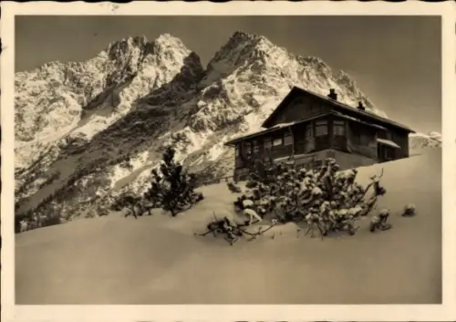 Ak Tirol, Marienberghaus, Wampeter Schrofen und Marienbergspitze