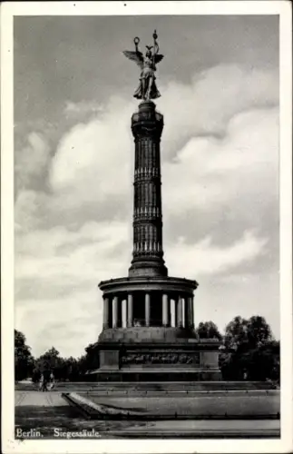 Ak Berlin Tiergarten, Siegessäule