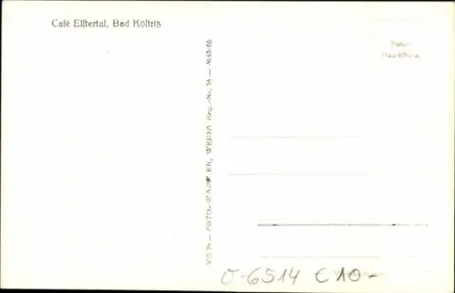 Ak Bad Köstritz in Thüringen, Café Elstertal