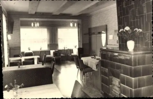 Ak Bad Suderode Quedlinburg im Harz, Café Forbrich, Kaminofen
