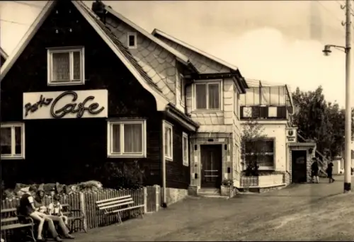 Ak Hinterrod Eisfeld Thüringen, Park Cafe, HO Speiserestaurant