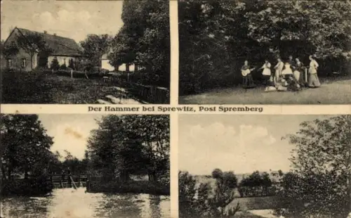 Ak Sprewitz Spremberg in der Lausitz, Der Hammer