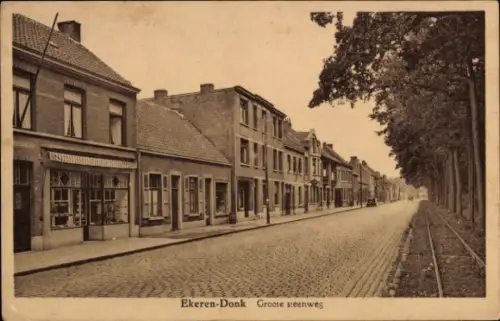 Ak Ekeren Donk Flandern Antwerpen, Groote steenweg