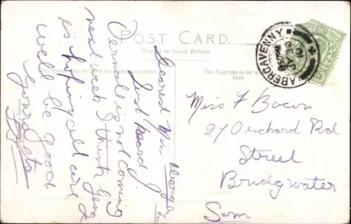 Ak Abergavenny Wales, Cross Street