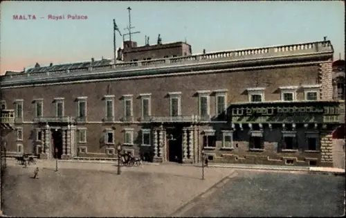 Ak Malta, Royal Palace, Königlicher Palast